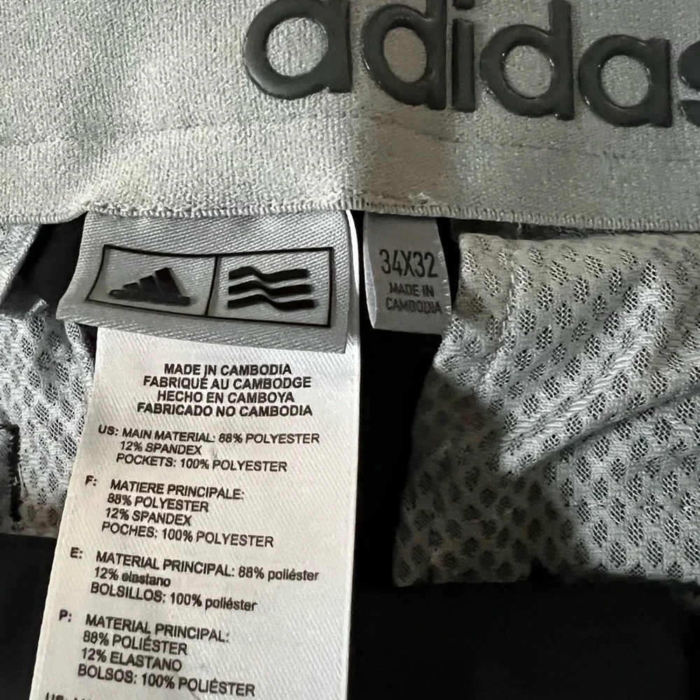2pairs Adidas pants 34x32
